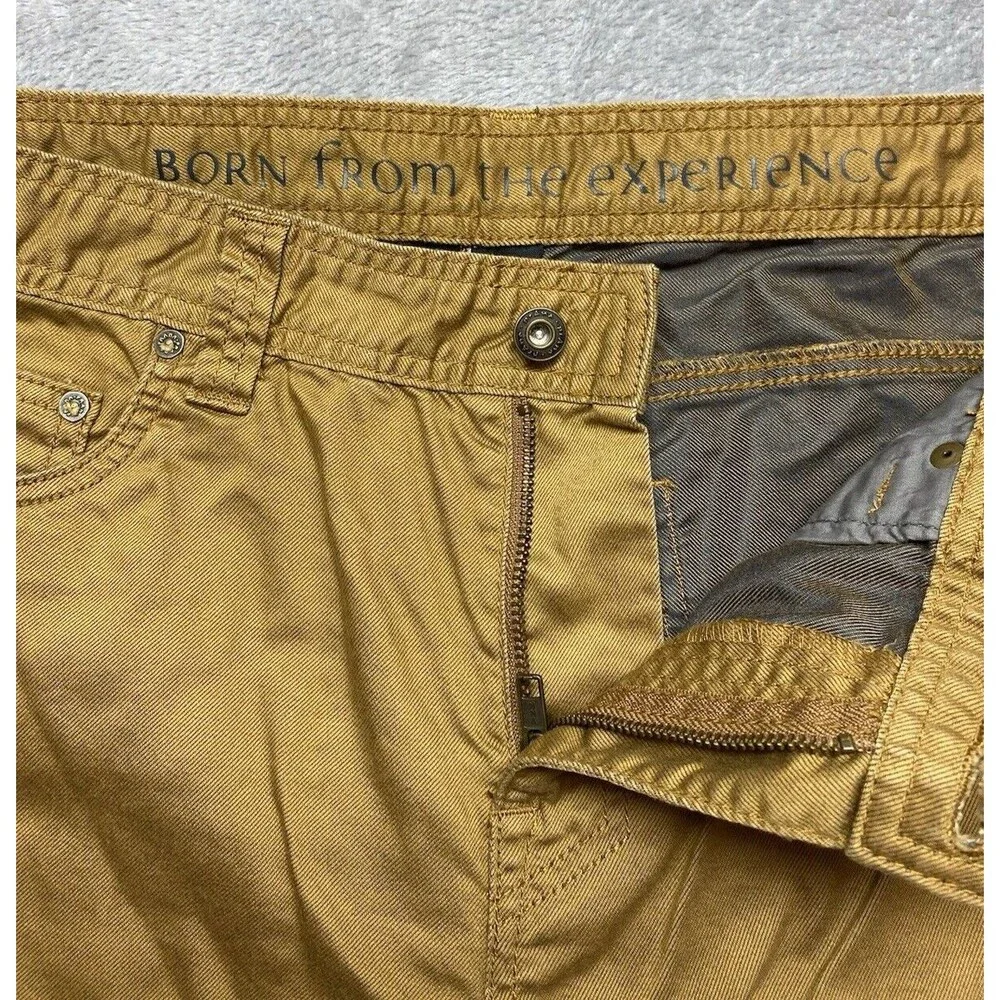 Prana Breathe Men’s Slim Fit Khaki Pants Size 35x30